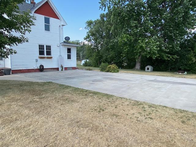 stamped concrete patio and pool pad