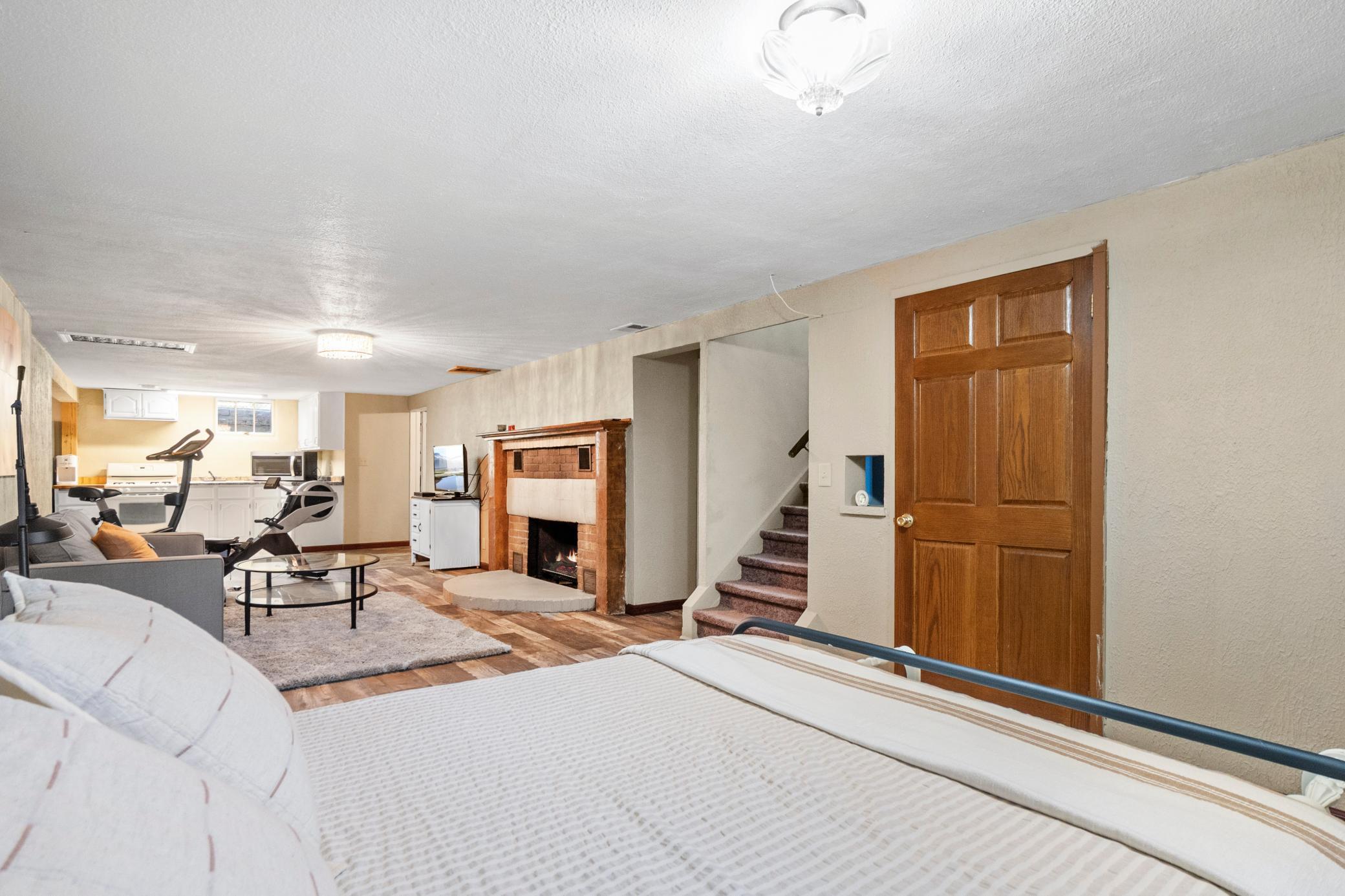 Lower level family room