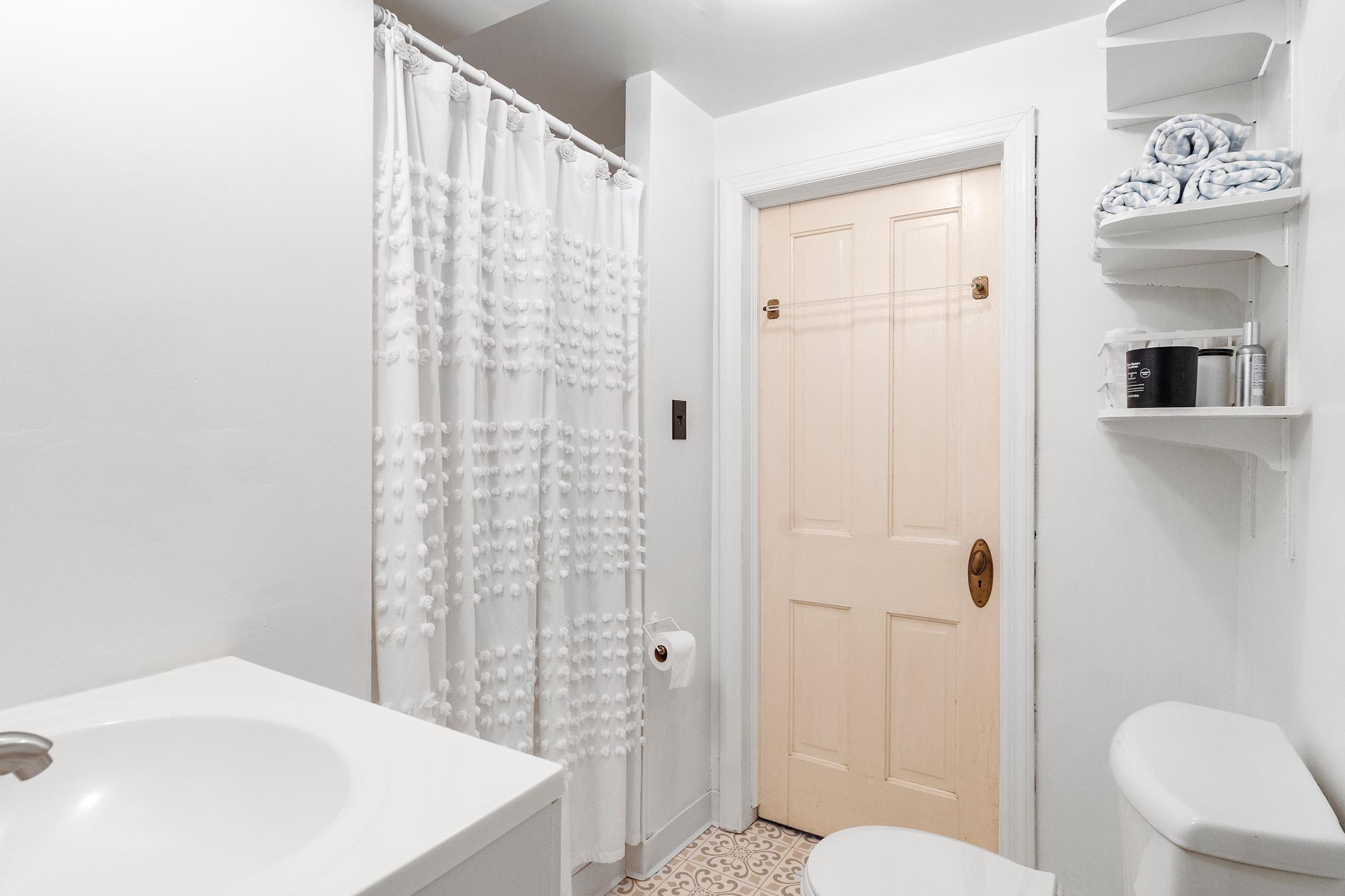 lower level bathroom