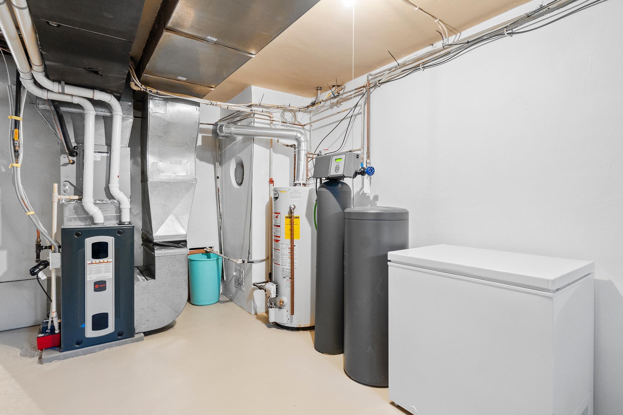 lower level utility room
