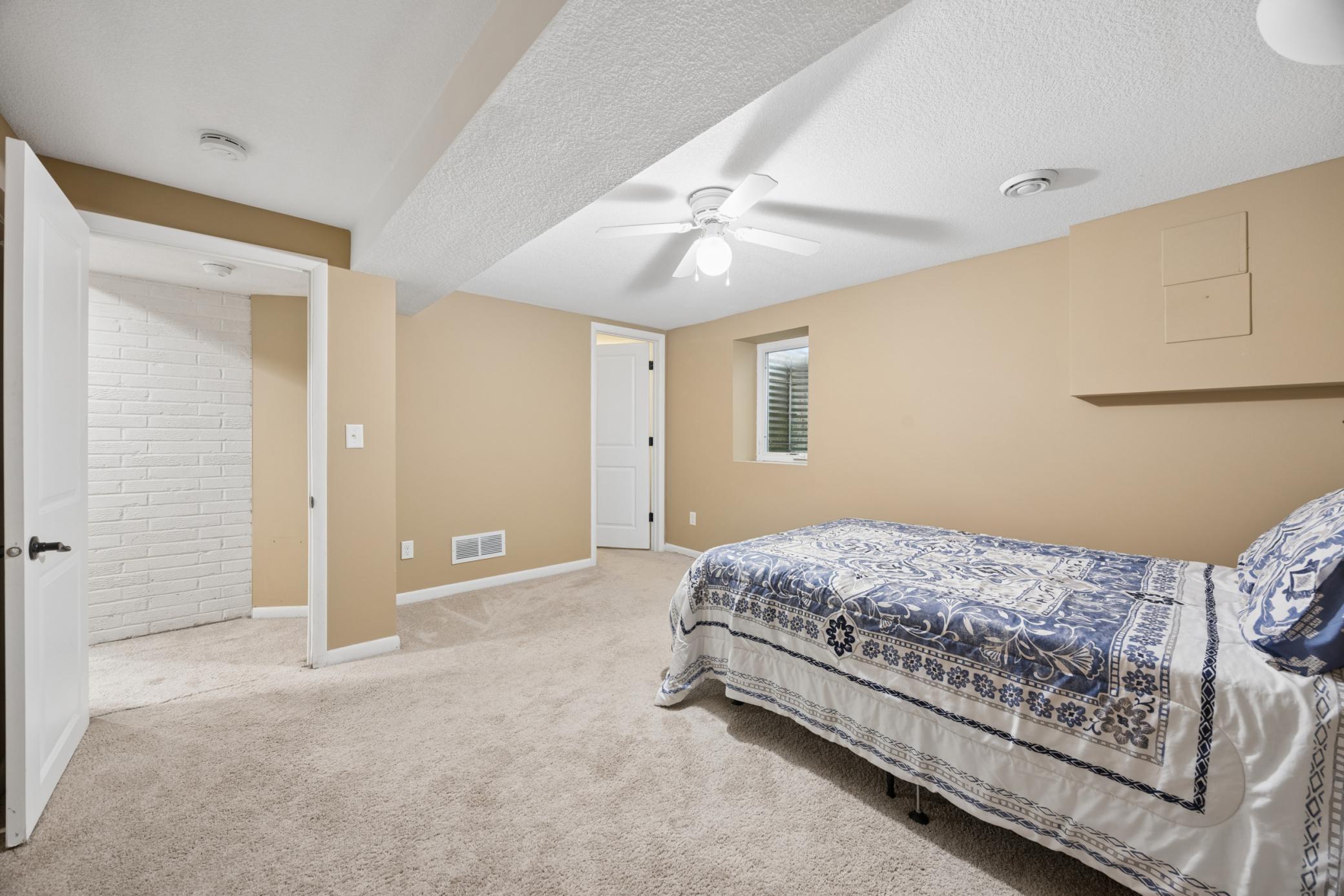 Lower level bedroom