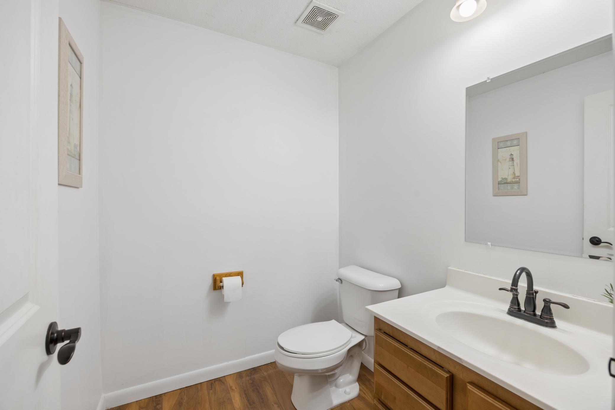 Main floor powder room