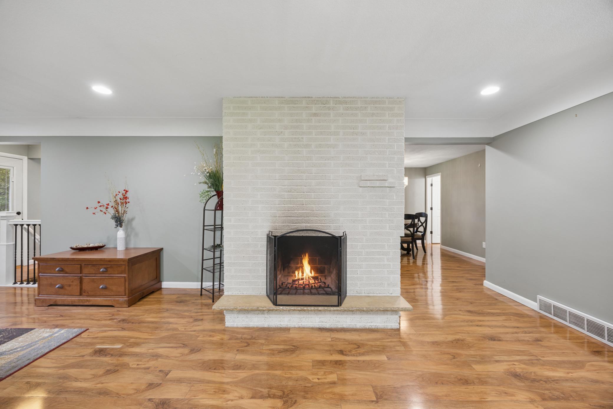 Original fireplace