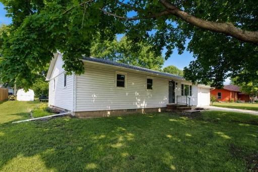 Nicely shaded front yard - perfect for our beautiful summer afternoons!