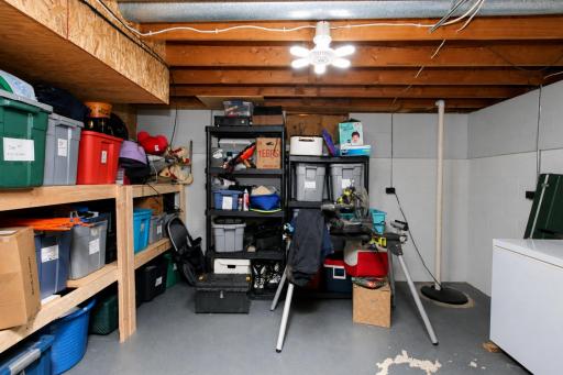 Oversized storage area