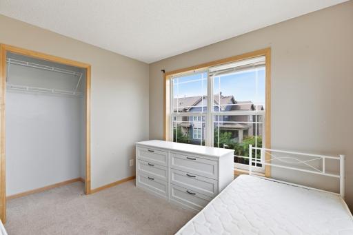 Sunny and bright bedroom