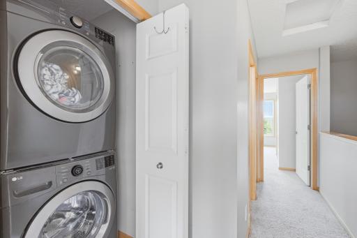 Upper level laundry
