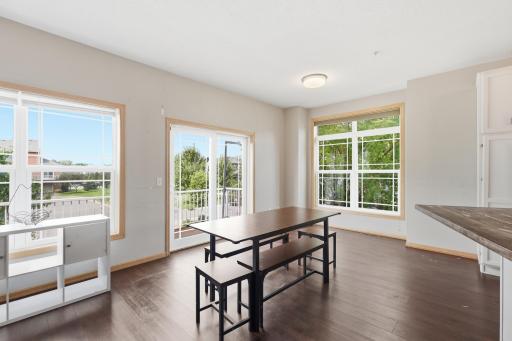 Informal dining area