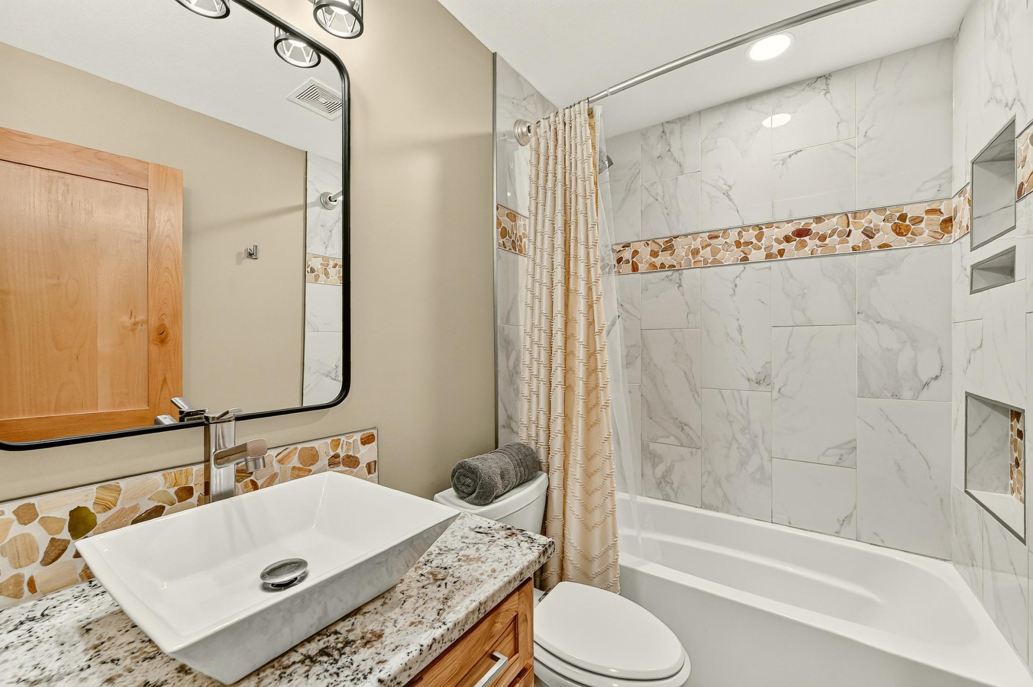 Remodeled full bath