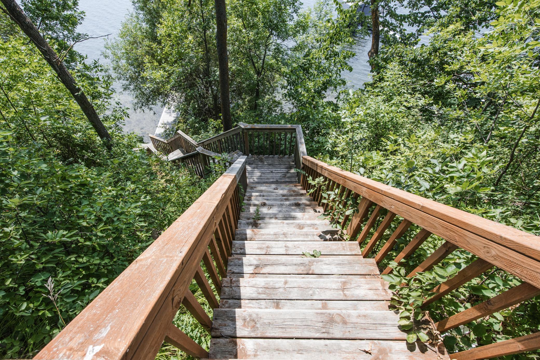 Stairs/Lake