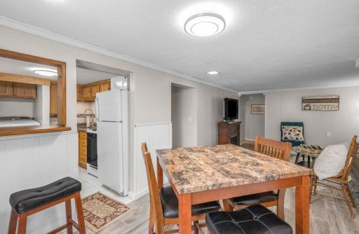 Lower Level Kitchen, Dining and Living/Family Room