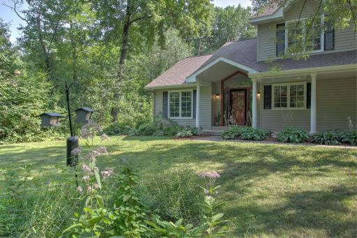 Perfect mix of open space and wooded area throughout property.