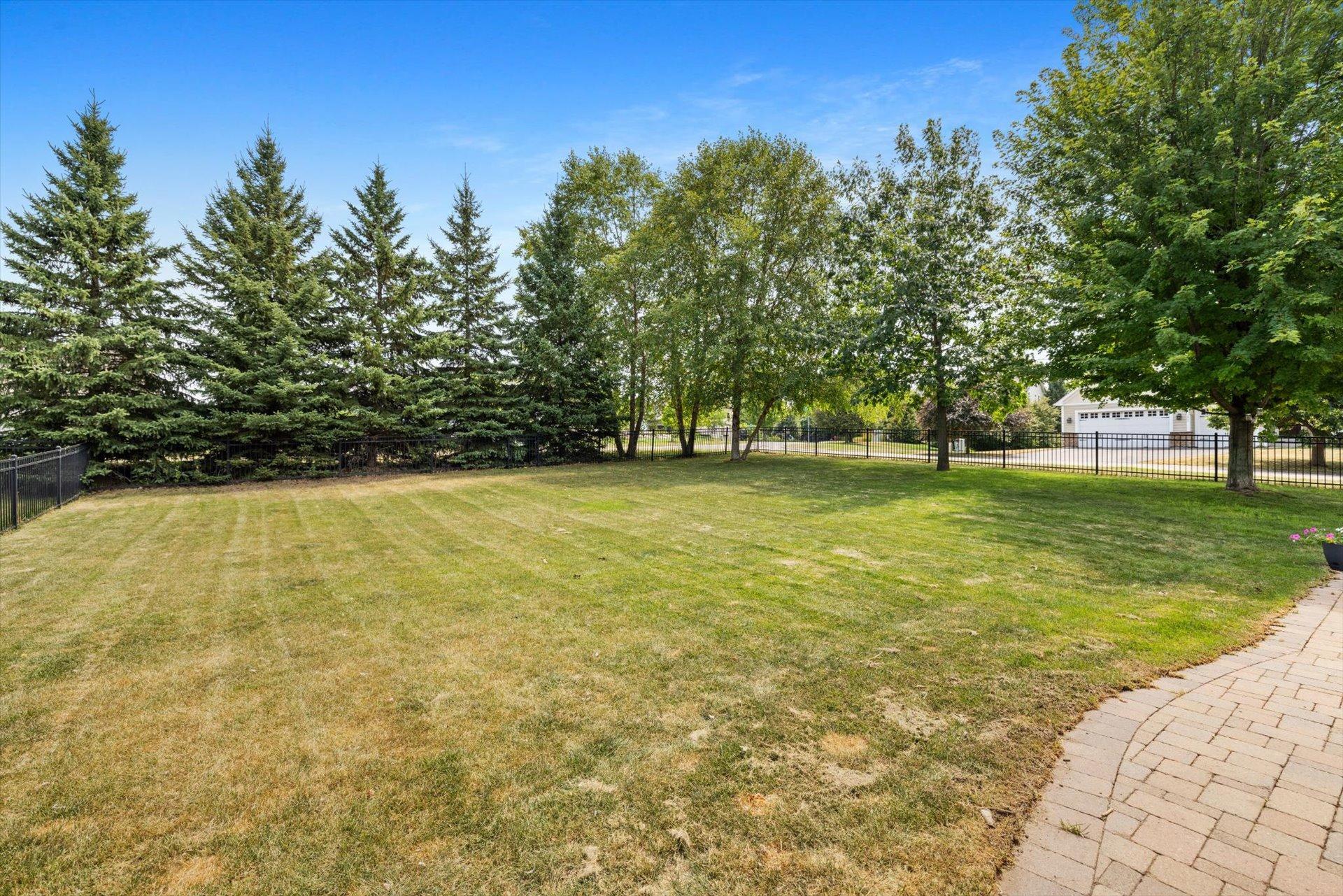 Fenced in Backyard