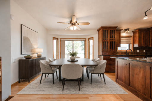 Virtually Staged Dining Room