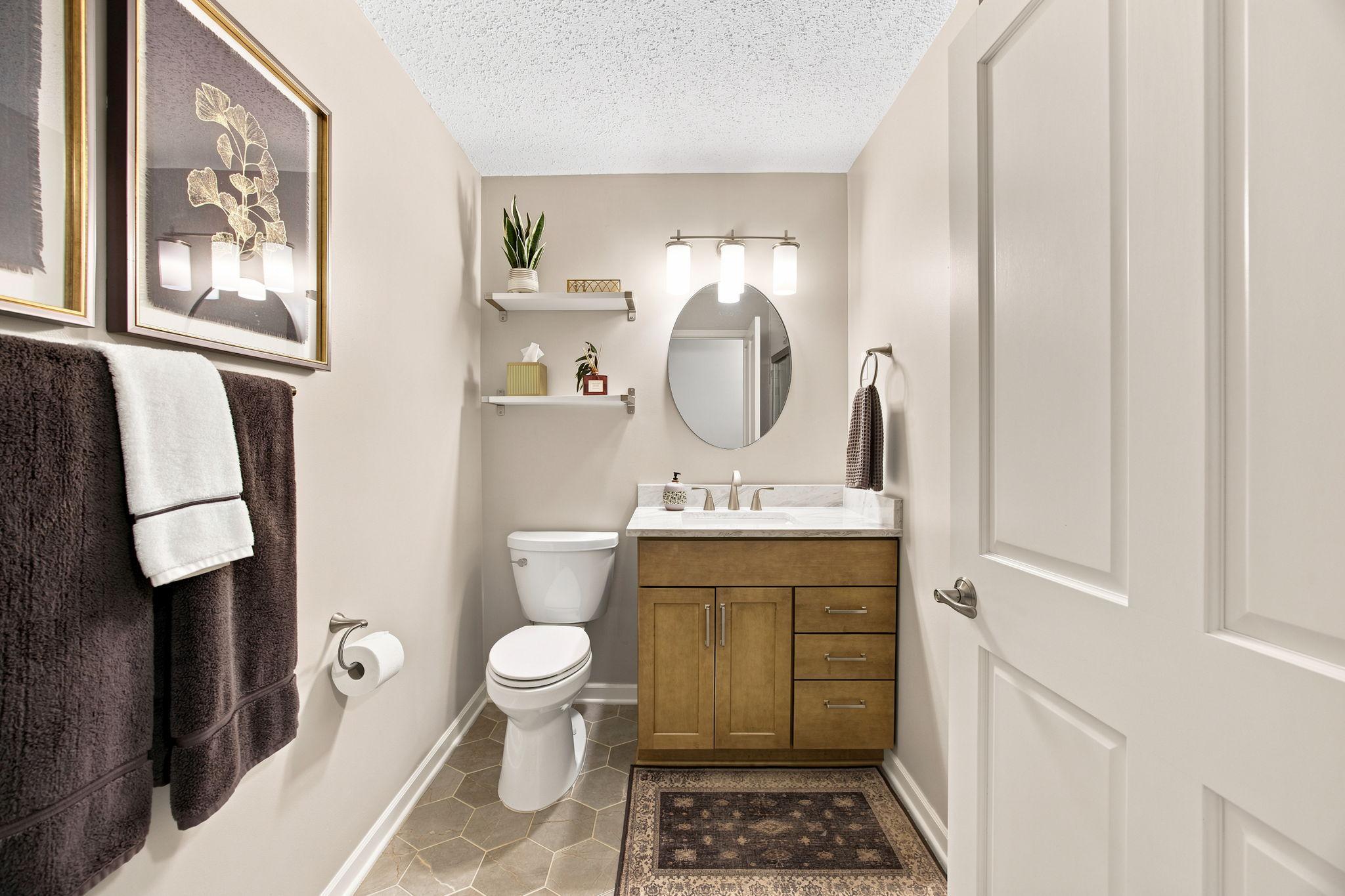 Main newly added bedroom bath.