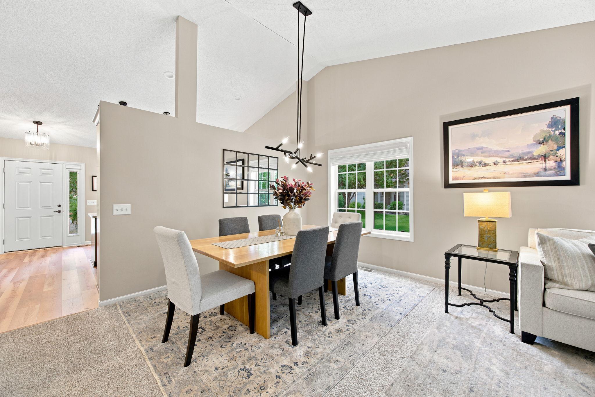 Delightful dining area for your more formal meals.