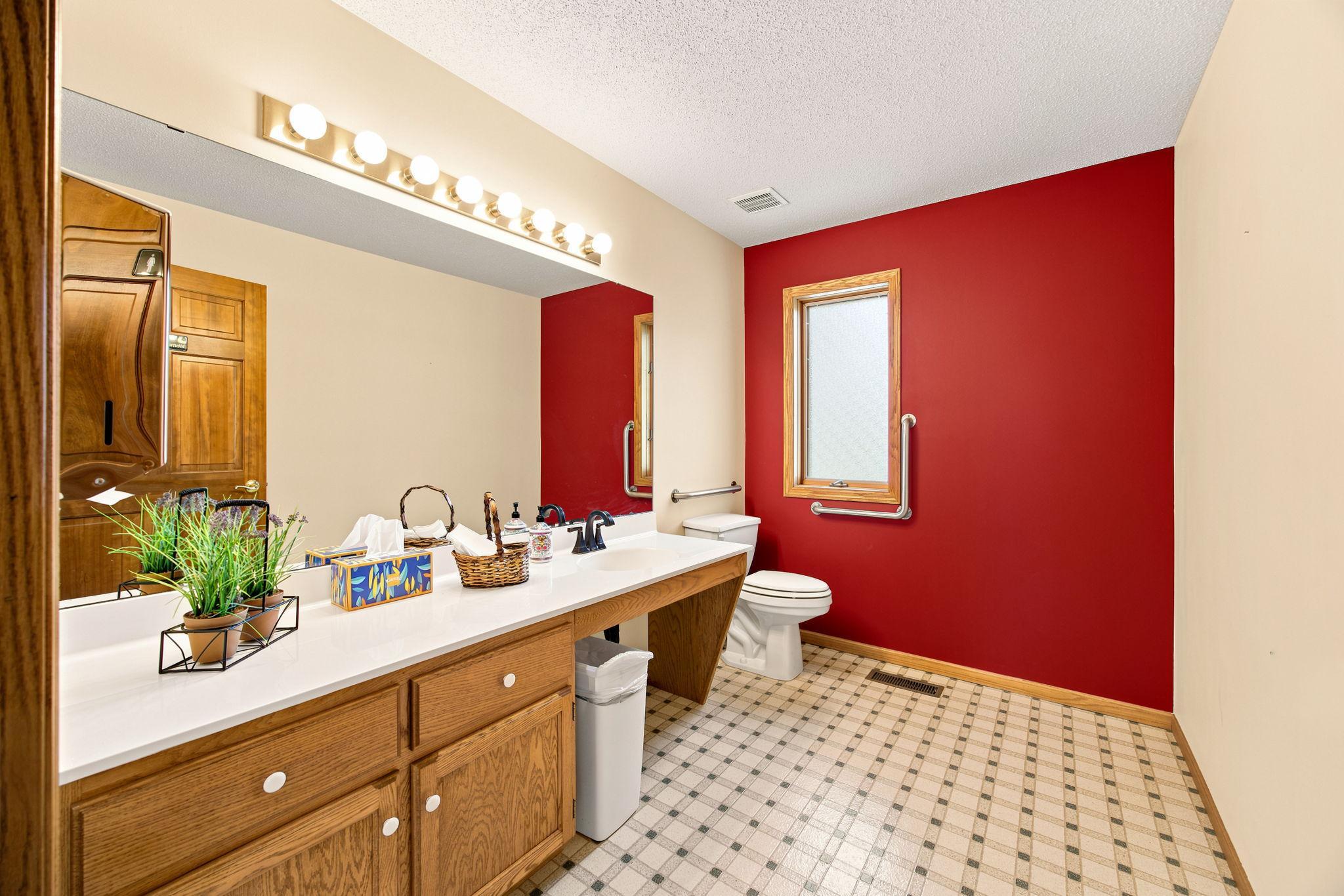 Restrooms provided.