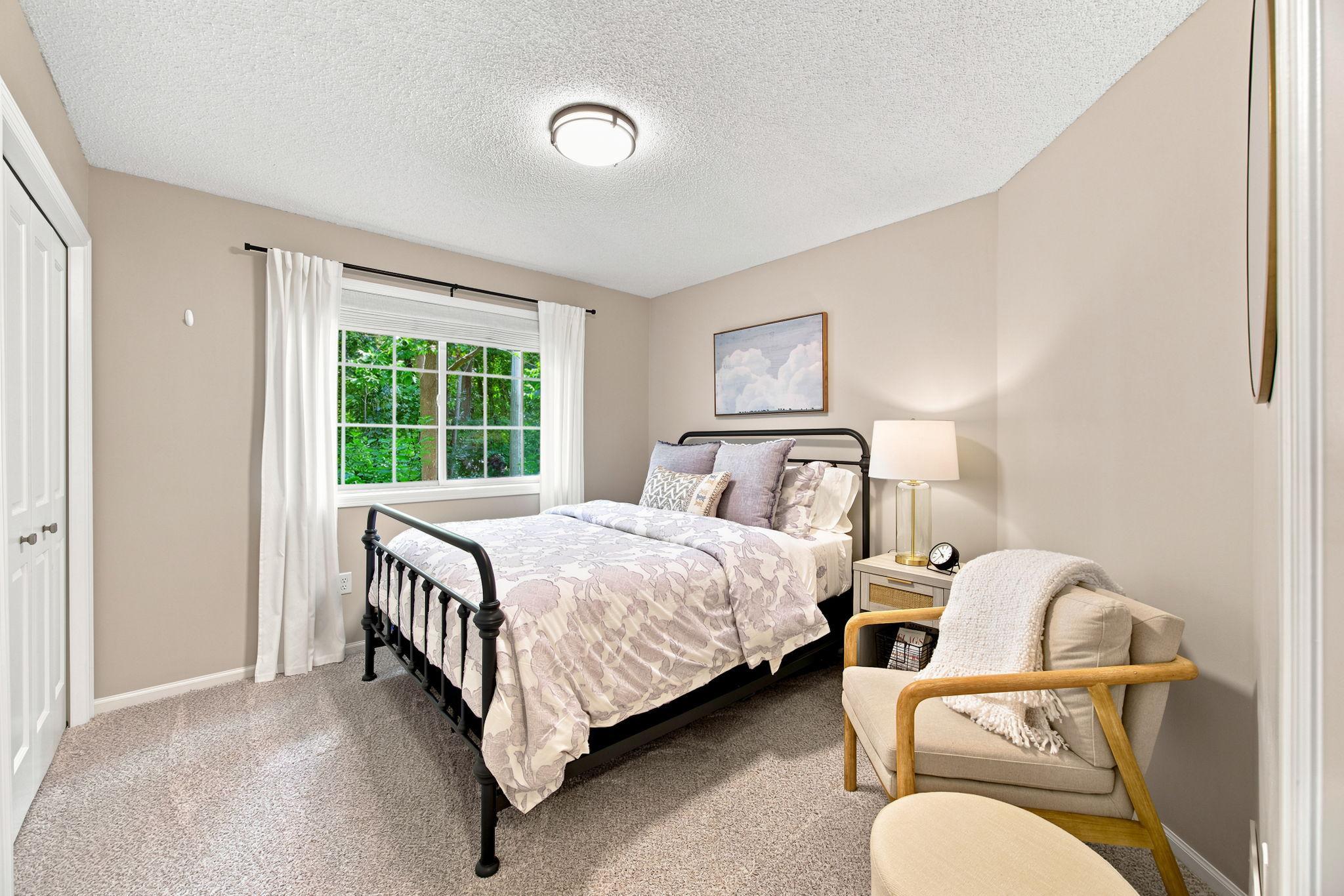 Very spacious 2nd bedroom.