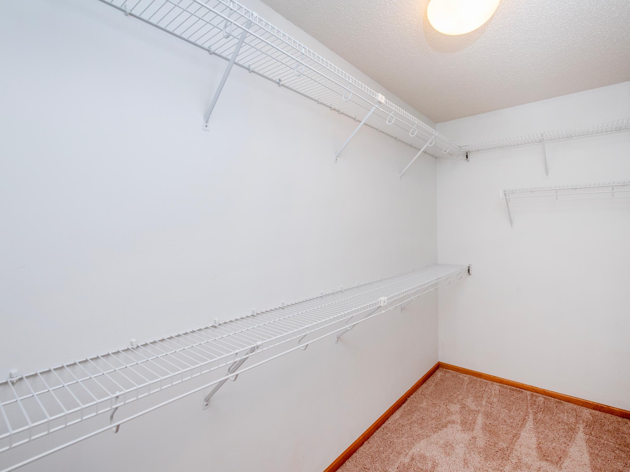 Large closets