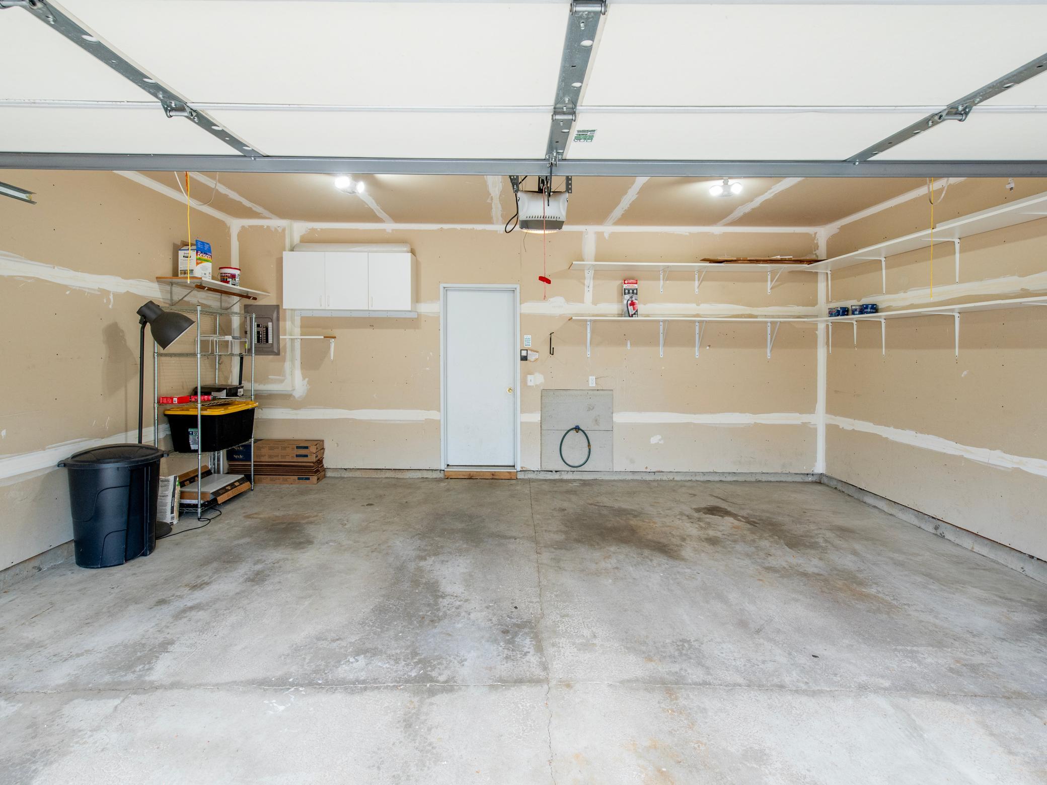 Two car garage