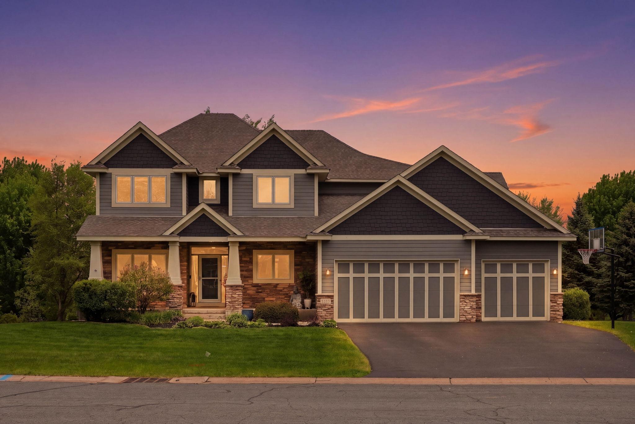 Imagine catching gorgeous sunsets right from your front porch.