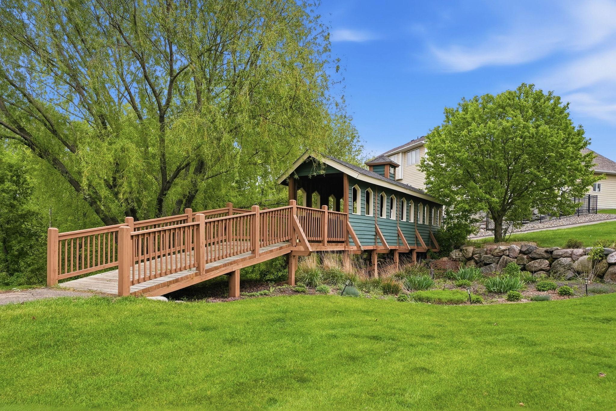 Old English bridges throughout the development!