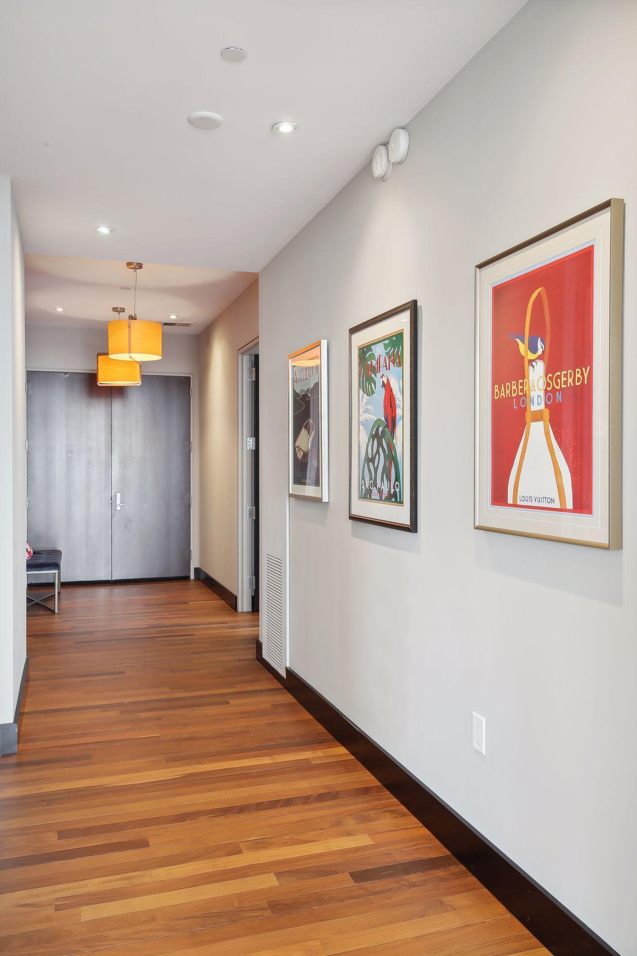 The primary bedroom is secluded from the main living areas and offers privacy...