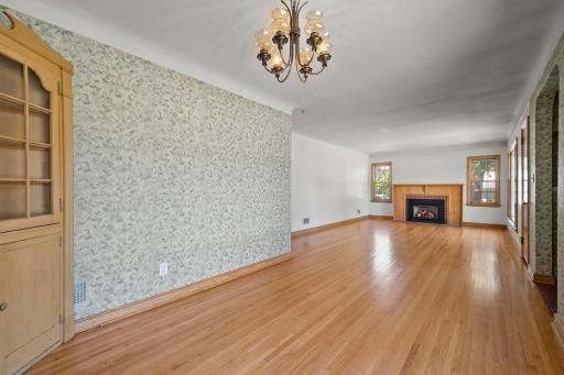 Dining room to living room view