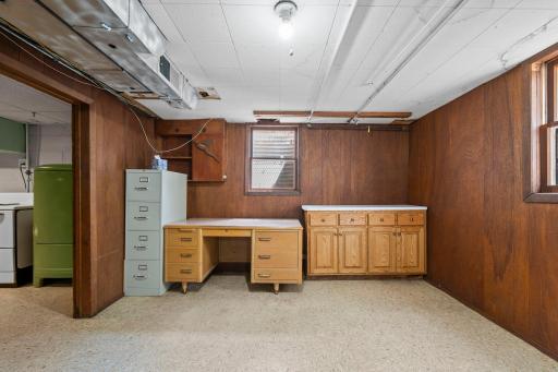 SE corner of basement
