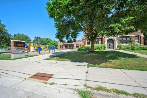 Loring School across the street