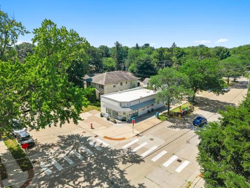 Aerial view of Dancing Bear Chocolate