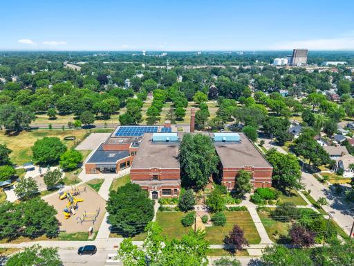 Loring School aerial view