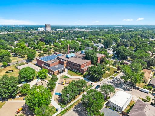 Another aerial view of Loring Elementary School