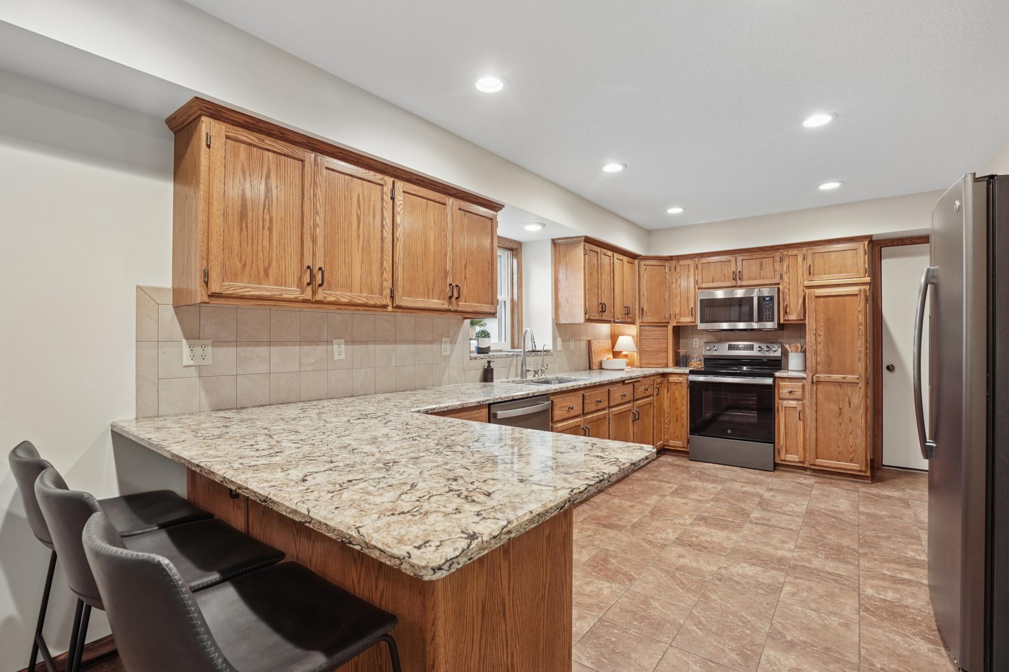 stainless appliances
