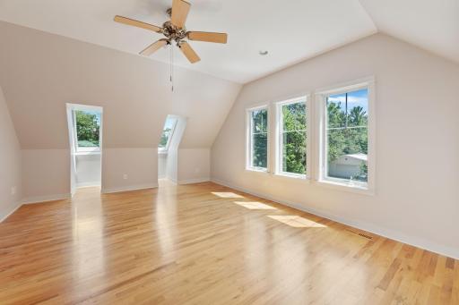 Primary bedroom is where your views of the river are.