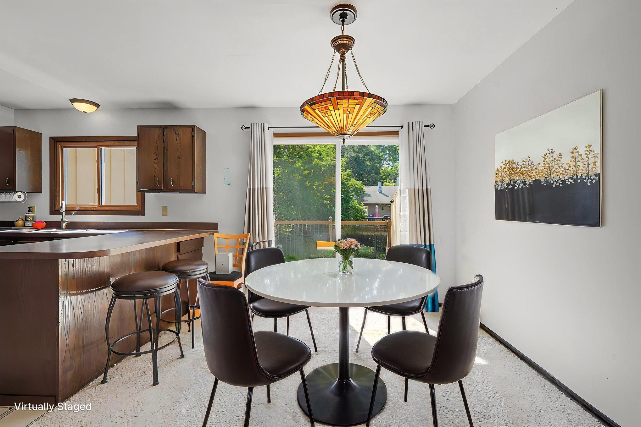 Dining Room Virtually Staged