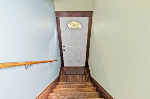 Private entrances for both units.