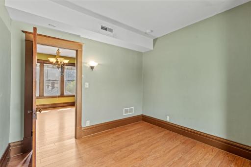 One of the two main level bedrooms.