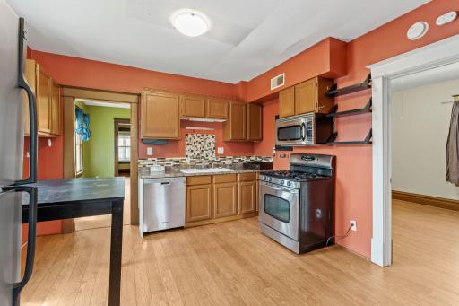 Huge kitchen with dishwashers in both units!