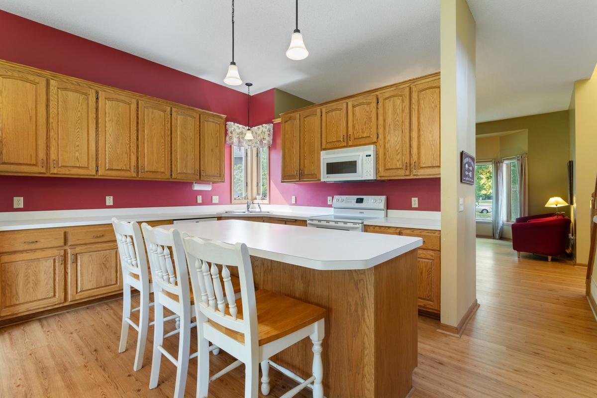 An abundance of counter & cupboard space