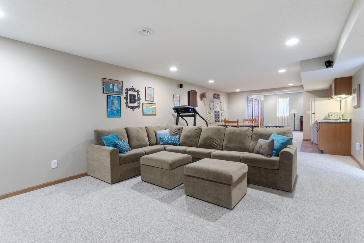 Plenty of room for all - Lower Level Family Room
