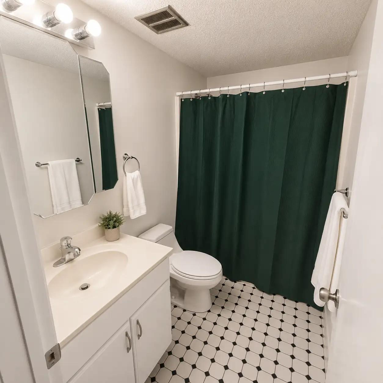 Lower level full bathroom.