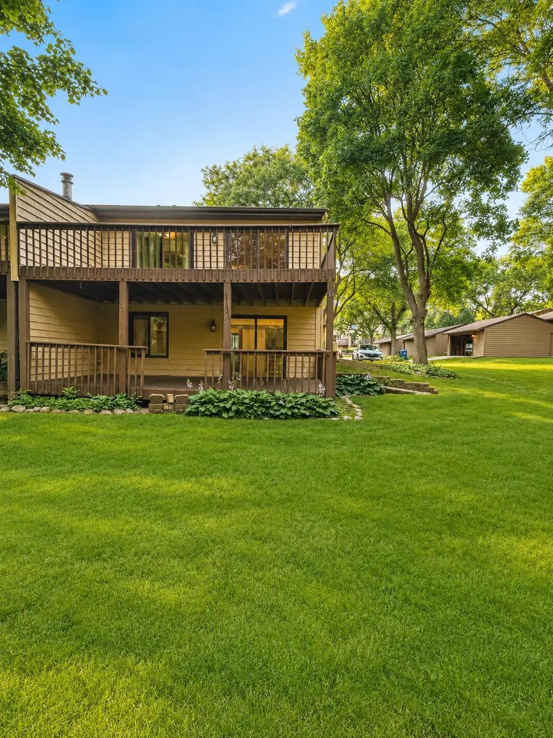 View of the back of the home.