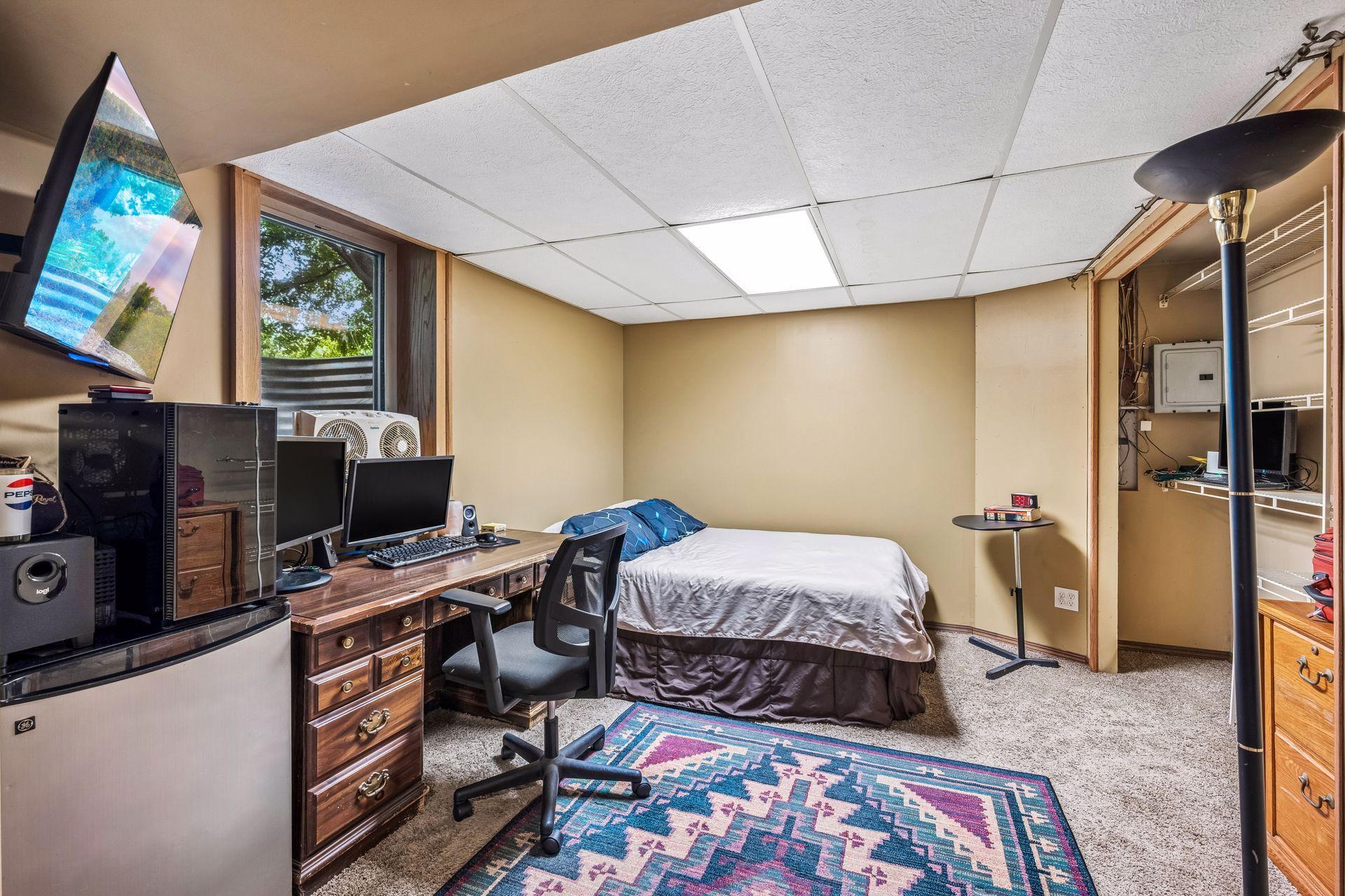 Lower level bedroom