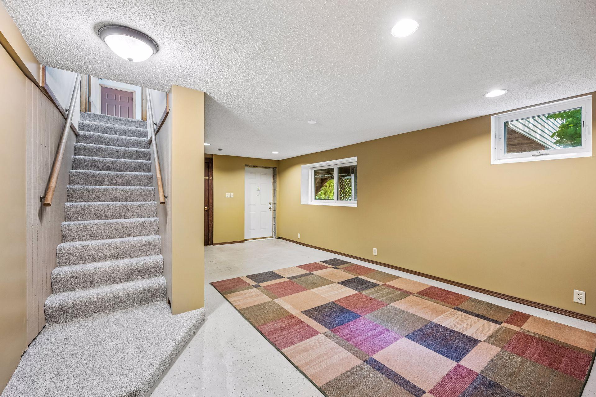 Lower level family room