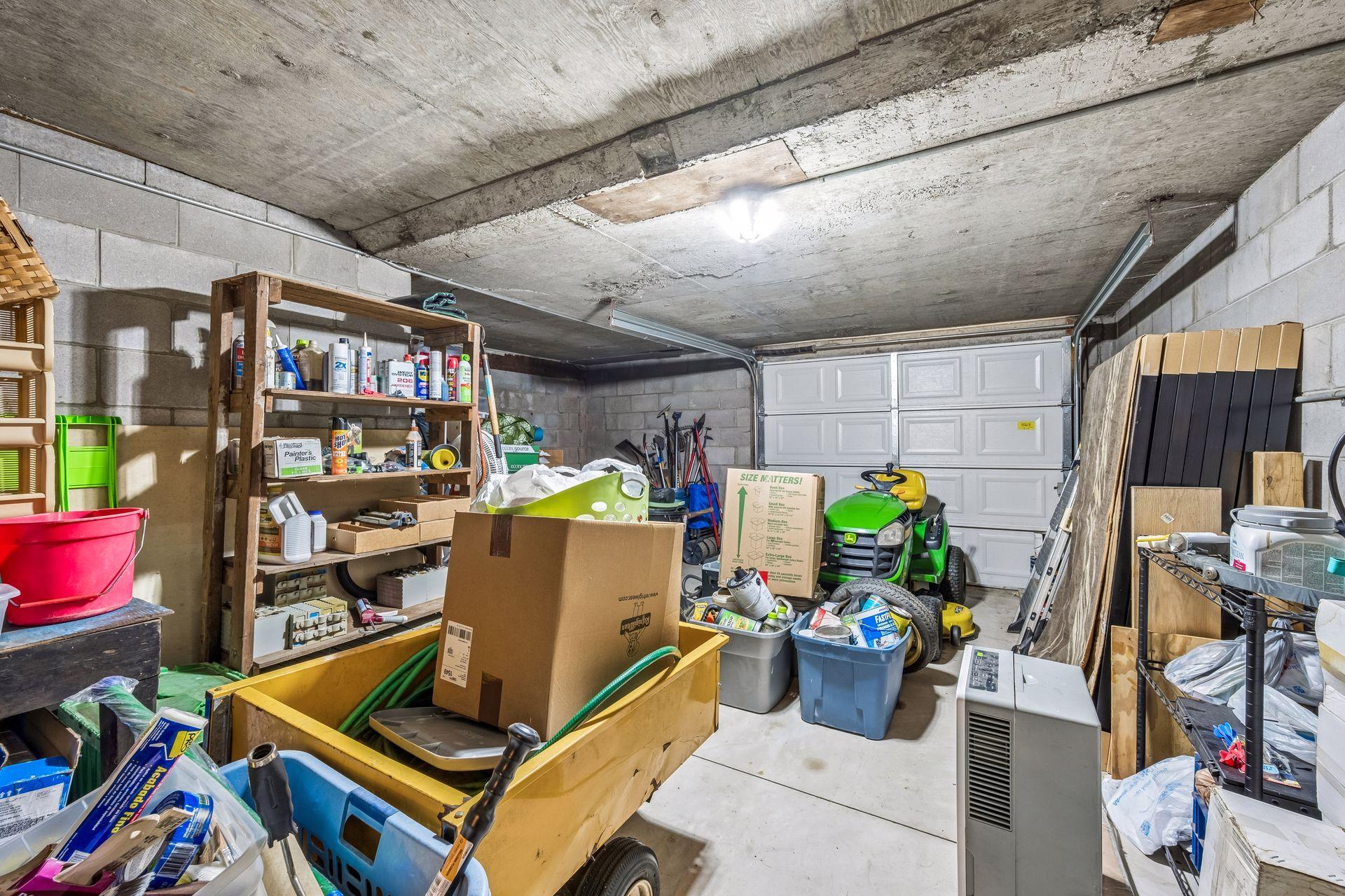 Tuck under garage space