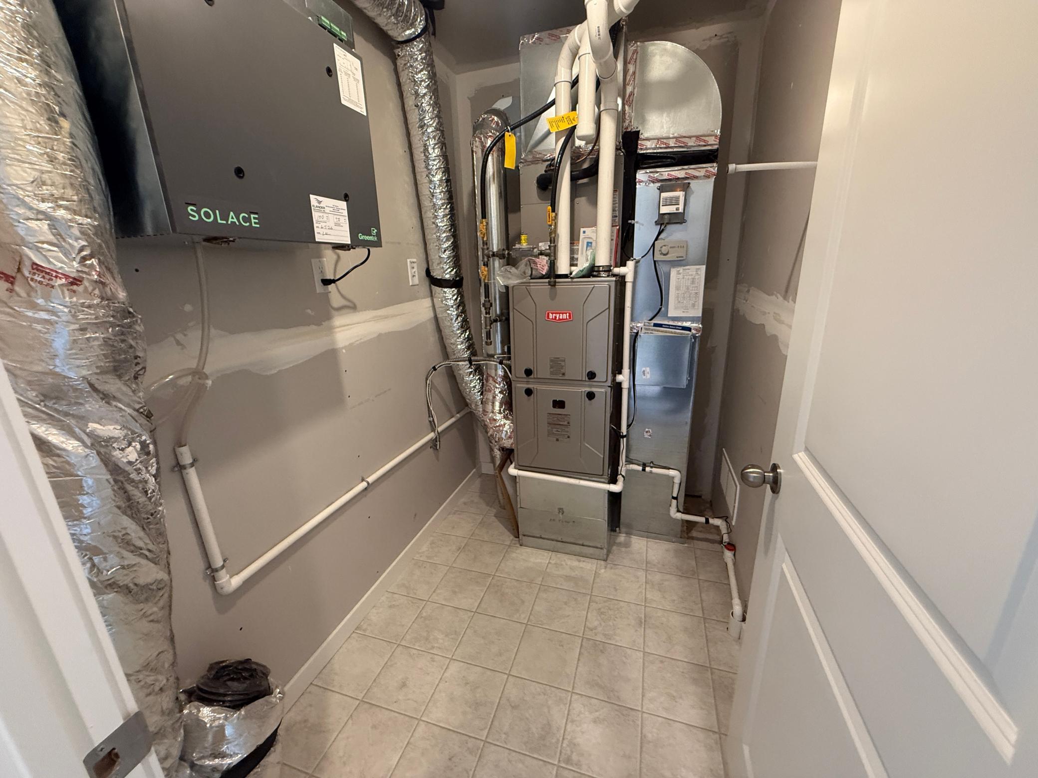 Finished HVAC Room