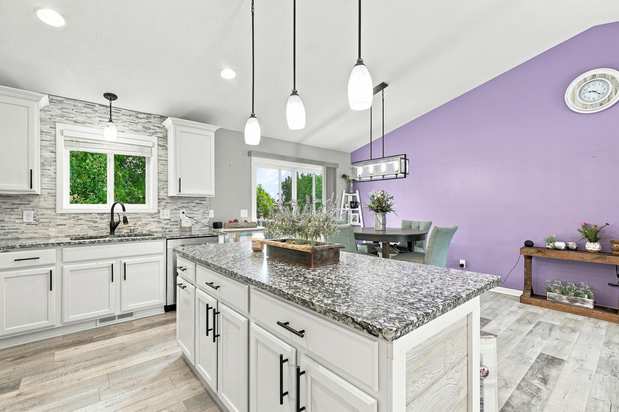 Beautiful Kitchen with a Functional Layout and Stainless Steel Appliances