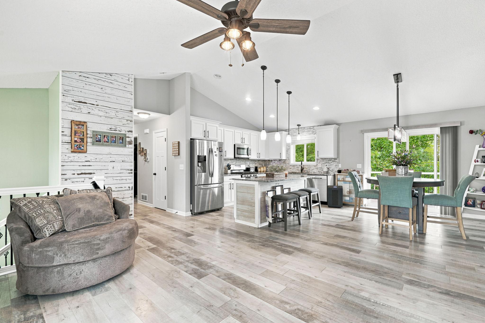 Spacious Living Room Filled with Natural Light