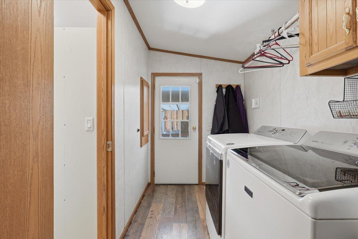 Washer and dryer